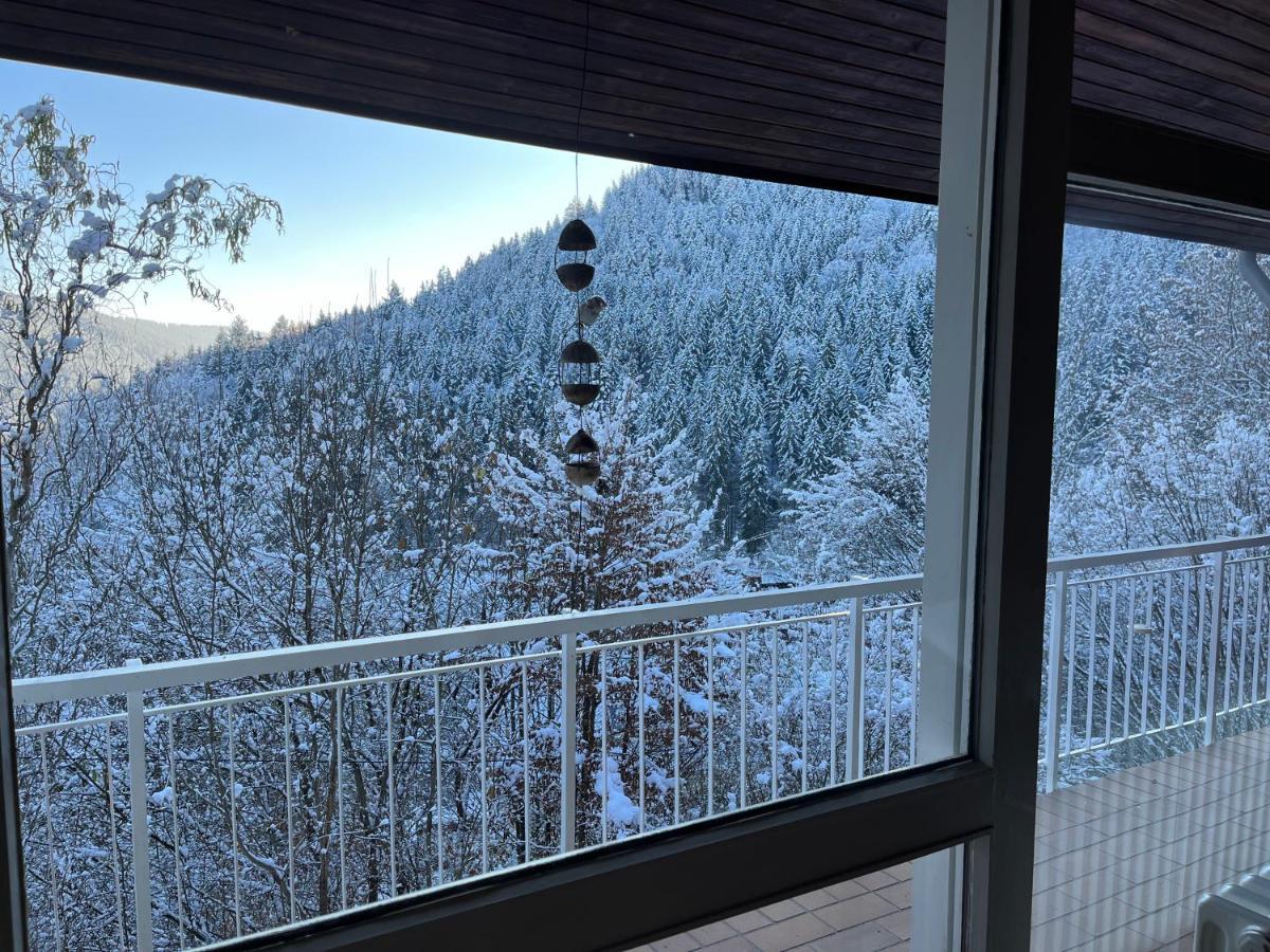 Ferienwohnung Waldhaus Max Bad Wildbad Exterior foto